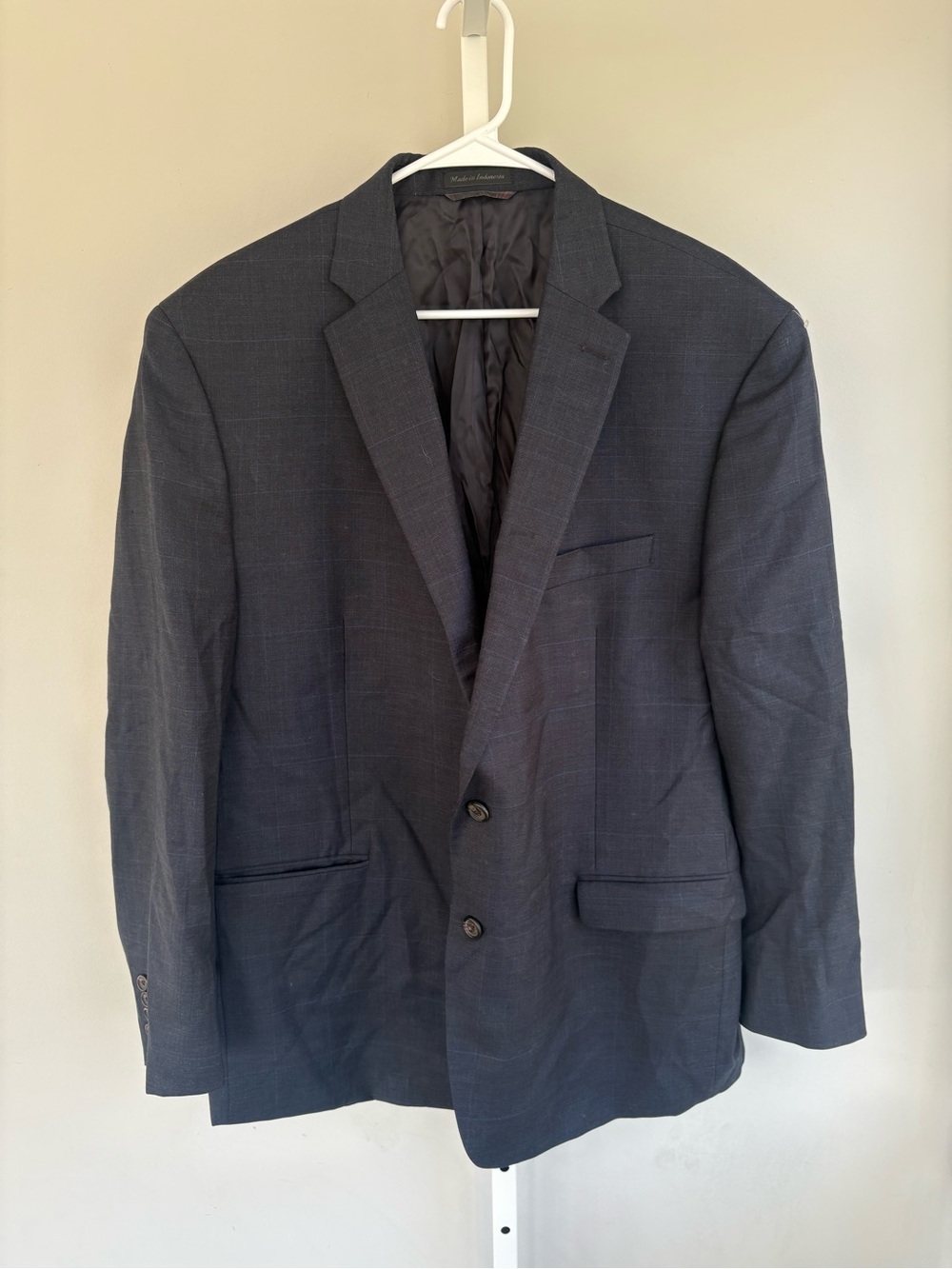Lauren Ralph Lauren 100% Wool Navy Blazer Men’s 48R Two Button